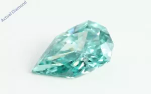 Pear Empress Loose Diamond (0.48 Ct Light Blue(irradiated) Color Vs1 Clarity) - Bild 1 von 4