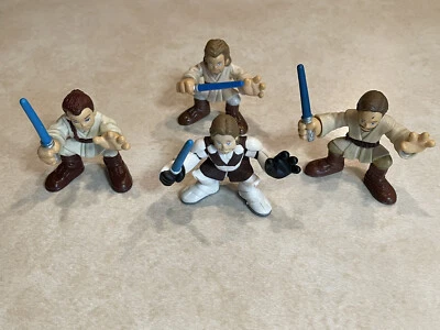 Playskool / Hasbro Star Wars Lot Of 4 Obi-wan Kenobi Figures Preowned - Image 1 of 4