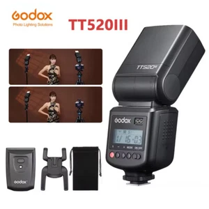 Godox TT520III Universal Flash Light Speedlite for Canon Nikon Olympus Cameras - Picture 1 of 7
