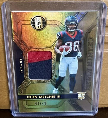 2022 Panini Gold Standard John Metchie III Newly Minted 2 Color Patch /49 - Image 1 of 2