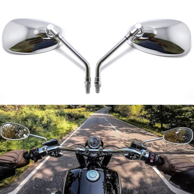 Espejos retrovisores laterales cromados para moto Suzuki Boulevard M90 M50 C90T C50T Foto 1 de 4