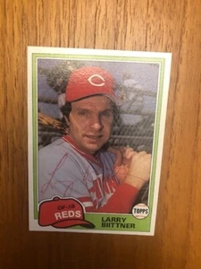 1981 Topps Traded Baseball Card Larry Biittner #736 Auto EX - Picture 1 of 2