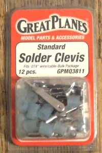 GRAN PLANOS, GPMQ3811, se adapta a cable/cable de 0,74", estándar, horquilla de soldadura, 12 piezas - Imagen 1 de 1