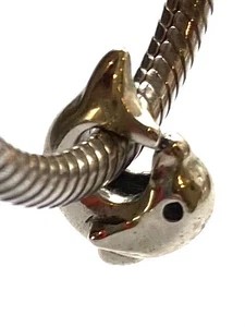 Caligo Design Sterling Silver Dolphin Charm, New - Picture 1 of 2
