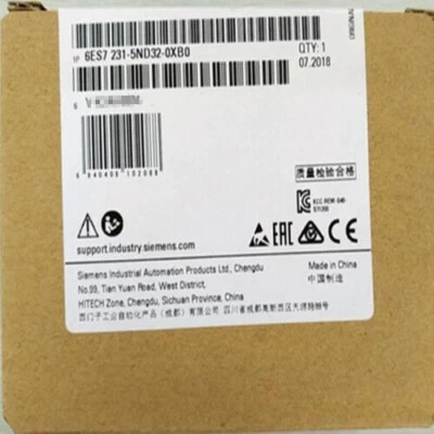 6ES7 231-5ND32-0XB0 NEW SIEMENS 6ES7231-5ND32-0XB0 S7-1200 Analog Input Module/Y - Image 1 of 4