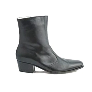 Mens Black Elvis Tribute Boots - Picture 1 of 1