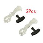 2* Recoil Pull Start Handle With Rope Cord Kit For Lawn Mower Chainsaw Trimmer