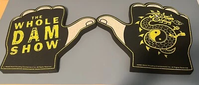 De colección Original 2001 WWF Rob Van Dam RVD Espuma Dedo Pulgares Arriba Par Juego De 2 Manos Foto 1 de 4