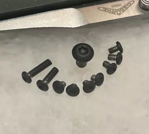 Schwarz Edelstahl Torx Schrauben für Benchmade 940 943 Aluminium Griff - 10 Stück - Bild 1 von 9