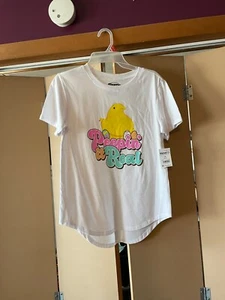 New Peeps “Peepin it Real” T-Shirt Size Juniors M (7-9) NEW WITH TAGS - Picture 1 of 2