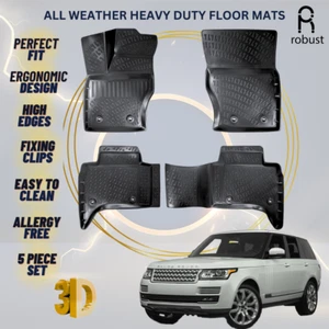 Floor Mats Liners For Range Rover Vogue 2012-2022 All Weather Heavy Duty Rugs - Picture 1 of 9