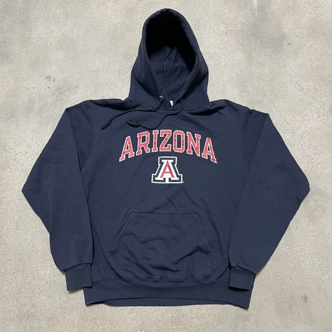 Champion University of Arizona Wildcats Black Hoodie Sweatshirt Men's Medium Cover