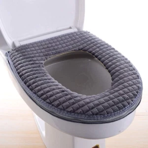Bathroom Soft Toilet Seat Cover Pad -Toilet Seat Cushion Washable and Comfortabl - Picture 1 of 12