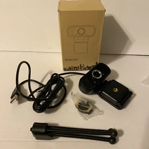 Firacore USB Connected Full HD Webcam Built In Microphone USB PlugIn Fixed Focus - Picture 1 of 10