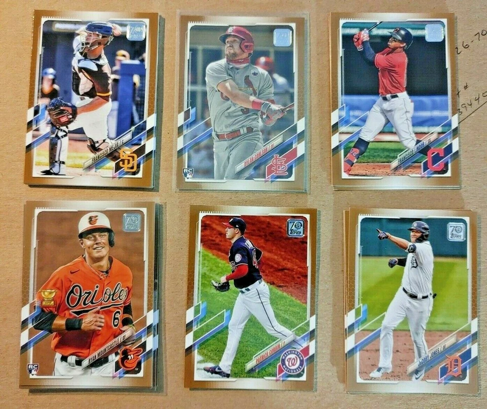 2021 Topps Gold numbered /2021.  Pick from drop down - Image 1 of 1