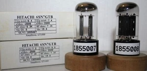 6SN7GTB Hitachi made in Japan 60's Tested Qty 1MP - Picture 1 of 8