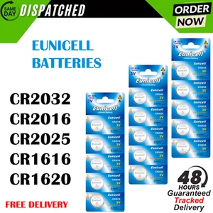 CR2032, CR2025, CR1620, CR2016, CR1616 Coin Cell Button Batteries Cell Battery - Picture 1 of 6