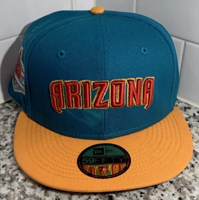 Arizona Diamondbacks New Era 59FIFTY MLB 20th Anniversary Fitted Cap Size 7 1/8 - Image 1 of 4