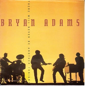 BRYAN ADAMS There Will Never Be Another Tonight PICTURE SLEEVE 7" 45 record RARE - Picture 1 of 2