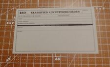 Anne With An E Screen Used Document Prop Classified Order Slip