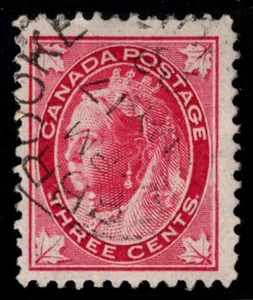 Canada Stamp #78 - Queen Victoria (1898) 3¢ used - Picture 1 of 1
