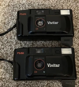 Vivitar PS 20 and PS 30 35mm Point & Shoot Film Camera - For PARTS REPAIR - Picture 1 of 5