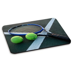 Tennis Raquette Balles Escarpin Tapis De Souris PC Ordinateur - Photo 1/1