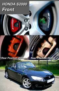 Brake caliper decal sticker set for Honda S2000 front and rear purchase set - Picture 1 of 1