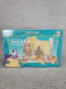 Wrebbit Puzz 3D Jigsaw Puzzle Snow White 7 Dwarfs 96pcs Walt Disney -Unopened - Picture 1 of 4