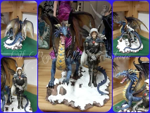 DRAGONSITE FAIRYSITE FAIRY ELFEN FEES FATA SAPPHIRE CON DRAGO BY NENE THOMAS - Imagen 1 de 11