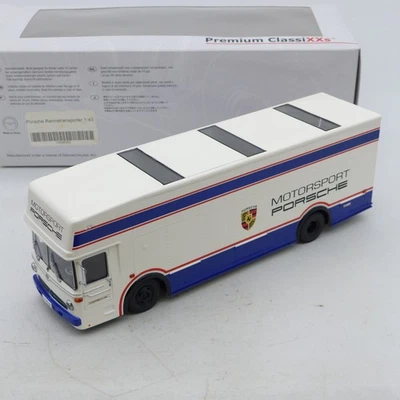 PremiumClassiXXs 1:43 12205 MB Renntransporter Porsche Motorsport in OVP EX7715 - Bild 1 von 4