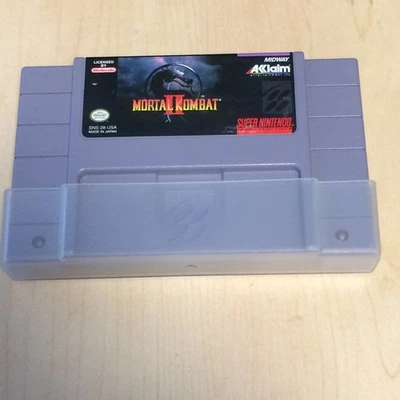 Nintendo SNES - MORTAL KOMBAT II - CARTRIDGE - Image 1 of 2
