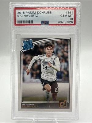 2018 Panini Donruss Kai Havertz Optic Rated Rookie RC PSA 10  - Image 1 of 2