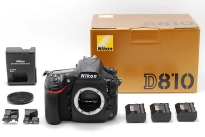 [MINT in BOX] Nikon D810 Body Digital SLR Camera Black 36.3 MP from JAPAN - Image 1 of 4