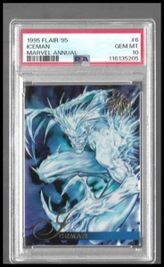 1995 Flair '95 Marvel Annual #6 Iceman - PSA 10 GEM MT - Bild 1 von 2