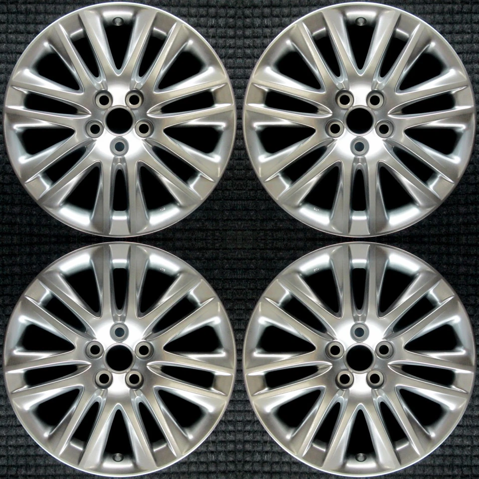 Juego de ruedas Lexus LS460 Hyper Silver 19" OEM 2013 a 2017 Foto 1 de 1