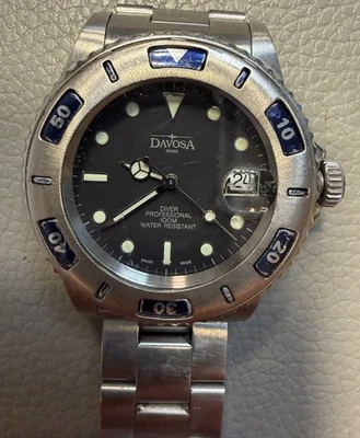 Davosa 161.538.05 Ternos Herrentaucheruhr Automatic schwarz - Bild 1 von 4