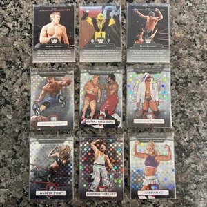 Lote de 9 tarjetas coleccionables Topps WWE 2010 - Imagen 1 de 1