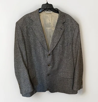 Stafford Options Blazer Men's Sz 50R Tweed Lambs Wool Sportcoat Jacket Blazer - Image 1 of 4