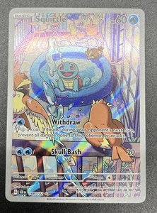 Ilustración de cartas coleccionables Pokémon Squirtle 148/142 corona estelar rara casi nueva - Imagen 1 de 11
