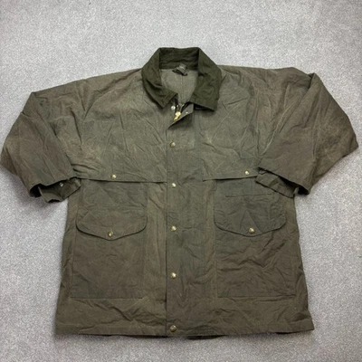 CC Filson Jacket Adult Medium Green Style 461N Tin Cloth Wax USA Outdoors Men - Image 1 of 4