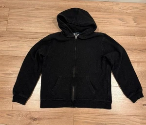 Polo Ralph Lauren Hoodie Youth Size XL (18/20) Heather Black zip Sweatshirt - Picture 1 of 4