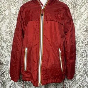Gap Jacket Boys Size XXL 14-16 Red Full Zip Hooded Lined Lightweight Jacket Coat - Picture 1 of 10