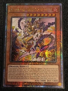 1X Horus la divinité flamme noire neuve - PHNI-EN018 - secret quart de siècle rare 1er - Photo 1/1