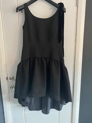 Rare Stunning Richard Quinn drop waist dress 12 black see pics and description  - image 1 of 4