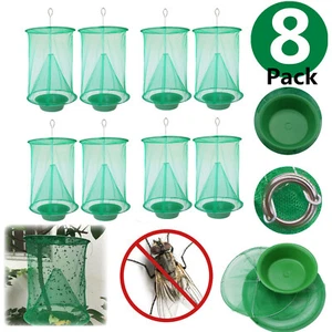 8Pc Ranch Fly Traps Outdoor Fly Trap Killer Pest Control Catcher For Garden Farm - Picture 1 of 12