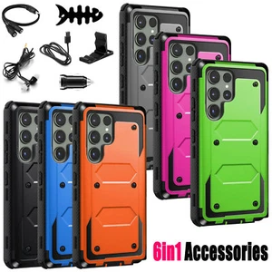 Coque antichoc + accessoires pour Samsung Galaxy S23 Ultra S23+ S23 FE - Photo 1 sur 95