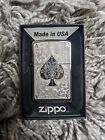 Zippo Ace Filigree ACE OF SPADES Lighter New In Box