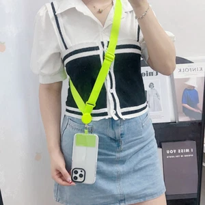 3 sztuki Uniwersalny telefon komórkowy Crossbody Smycz Nylon Patch Rope Paski na szyję - Zdjęcie 1 z 52