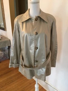 Jones New York Collection Metallic leichte Jacke mit Gürtel NEU Gr. M - Bild 1 von 12